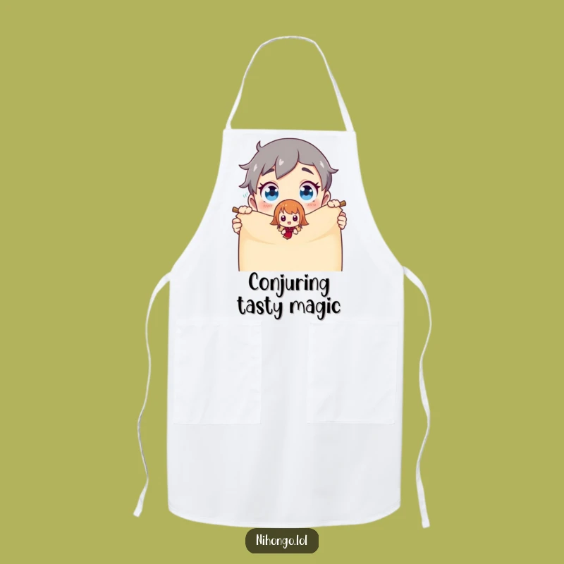 Funny Apron: Magic Scroll Kitchen Surprise - Cook with a Smile & Laugh