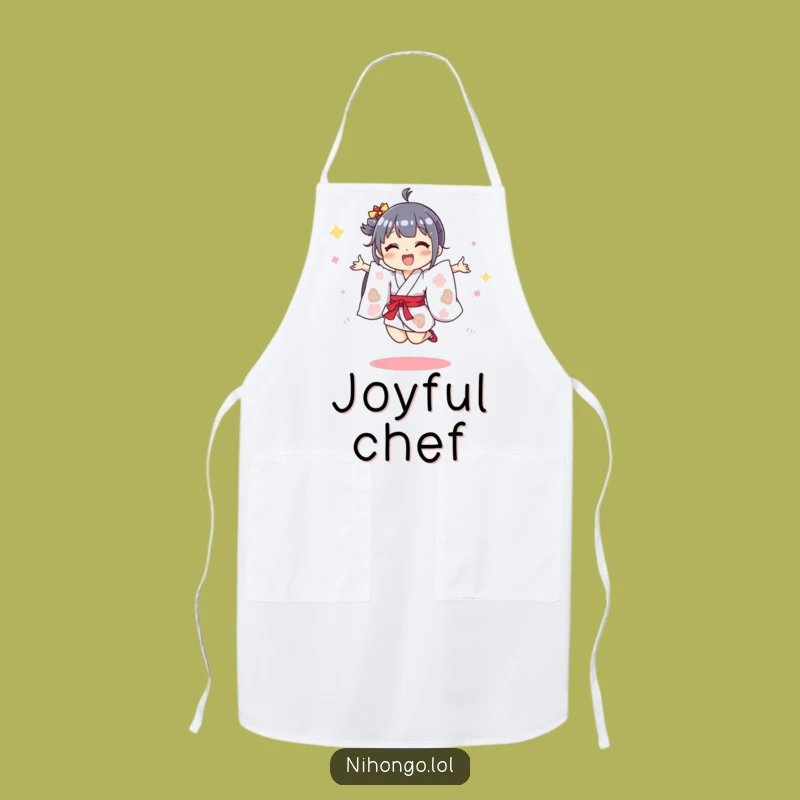 Funny Kimono Jump Character Apron - Festive Kitchen Fun, Perfect Funny Gift