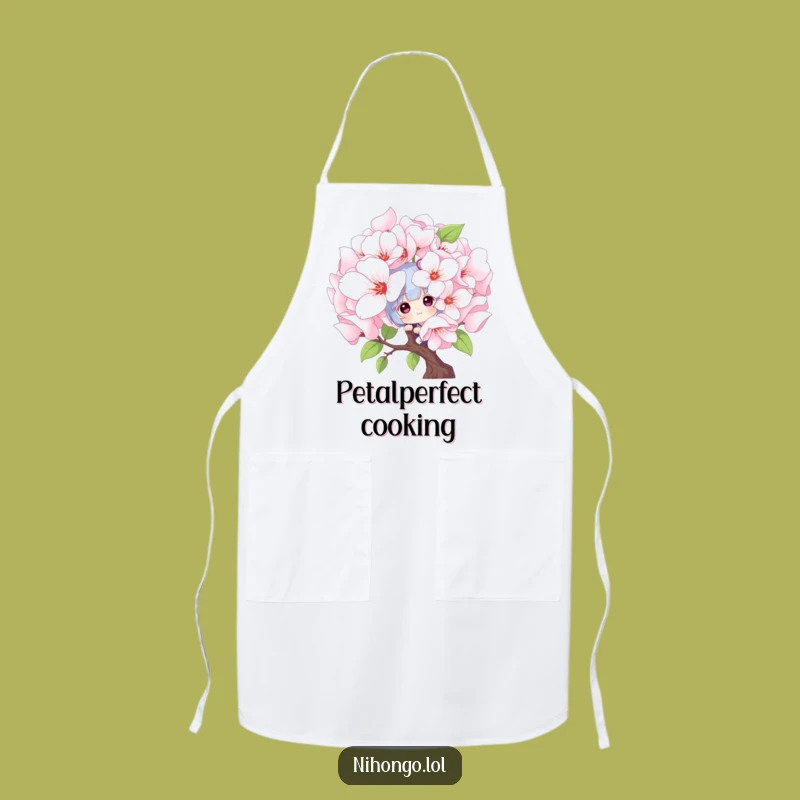 Funny Peekaboo Blossom Apron - Spring Kitchen Wear, Practical Funny Gift for Bakers