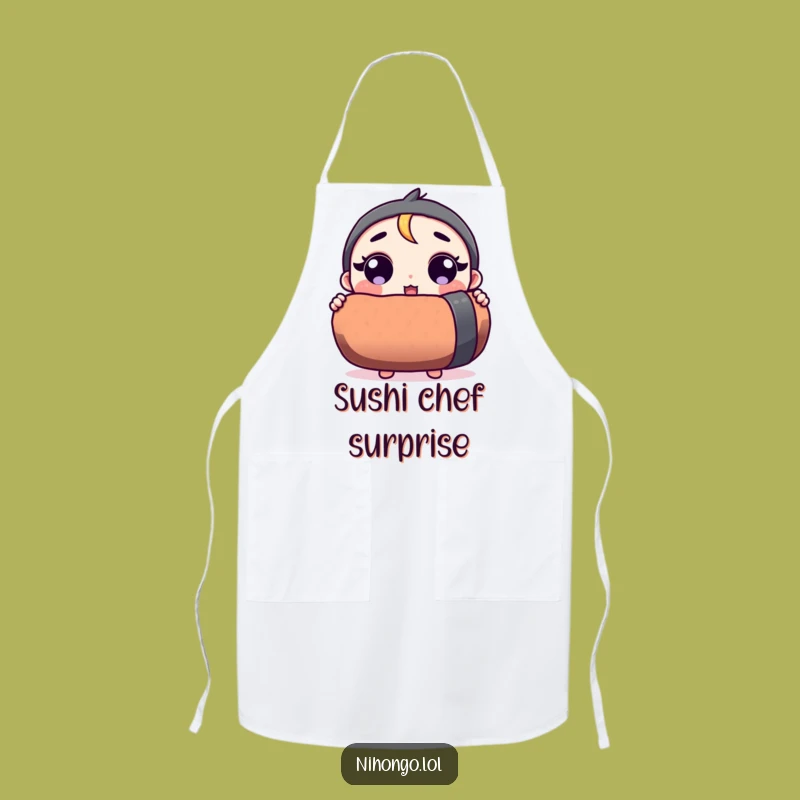 Funny Sushi Surprise Apron: Cook with a Gigantic Appetite!