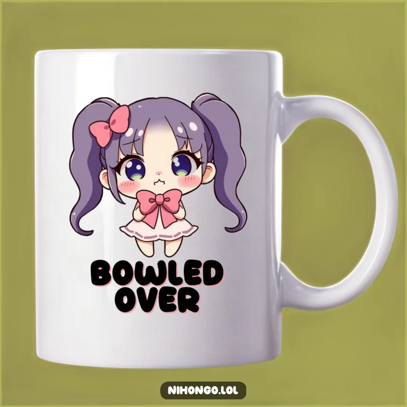 Funny Mug: Clumsy Bow Master, Character's Awkward Greeting, Hilarious Gift for Goofballs