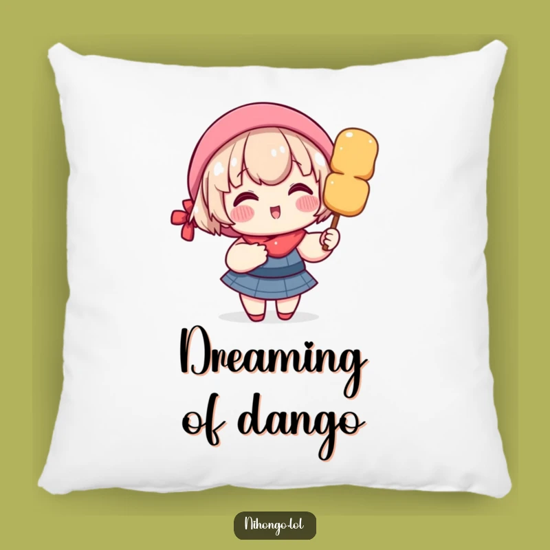 Funny Dango Skewer Pillow: Rosy Cheeks Comfort, Sweet Funny Gift