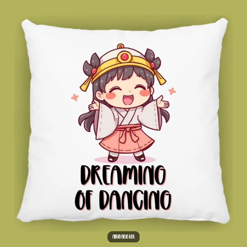Funny Dance Pillow: Cozy Up with this Giggling Character Design, Perfect Funny Gift