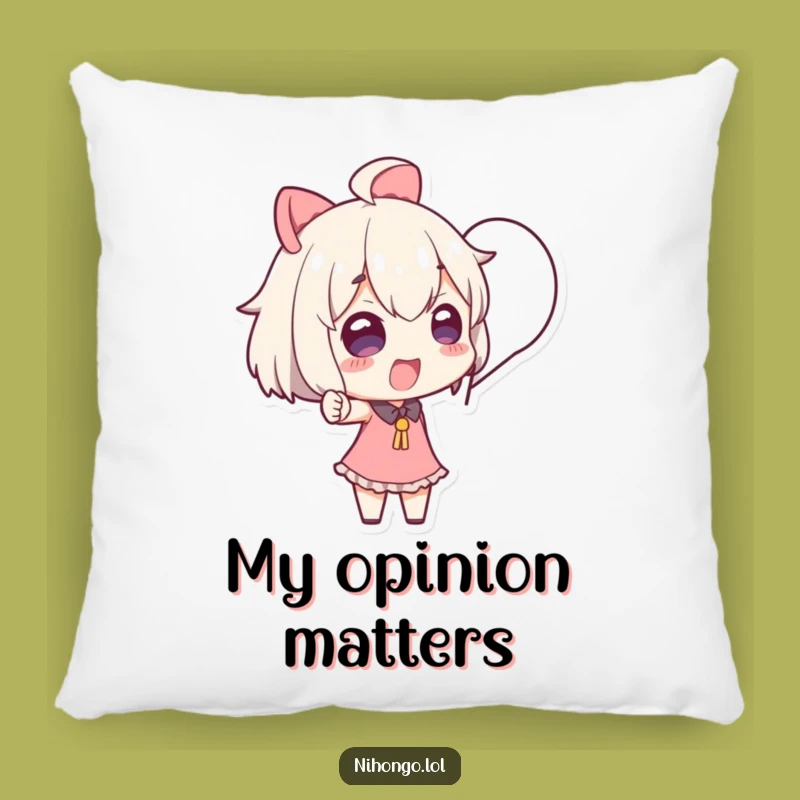Funny Pointing Character Pillow - Soft Speech Bubble Cushion for Giggles