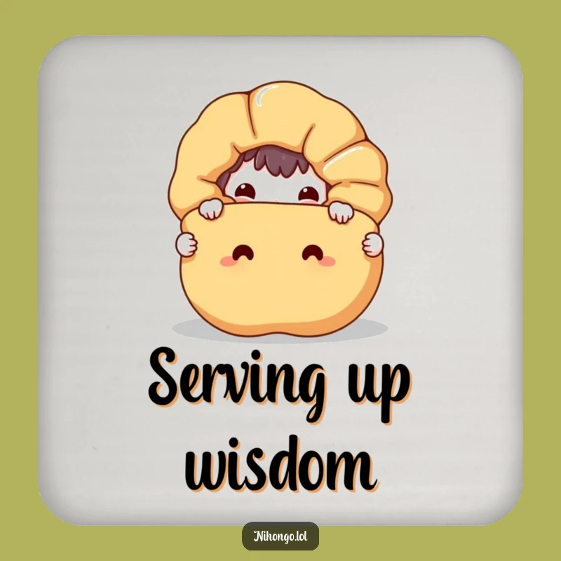 Funny Fortune Cookie Coaster Set: Protect Surfaces with Humor, Gift Idea