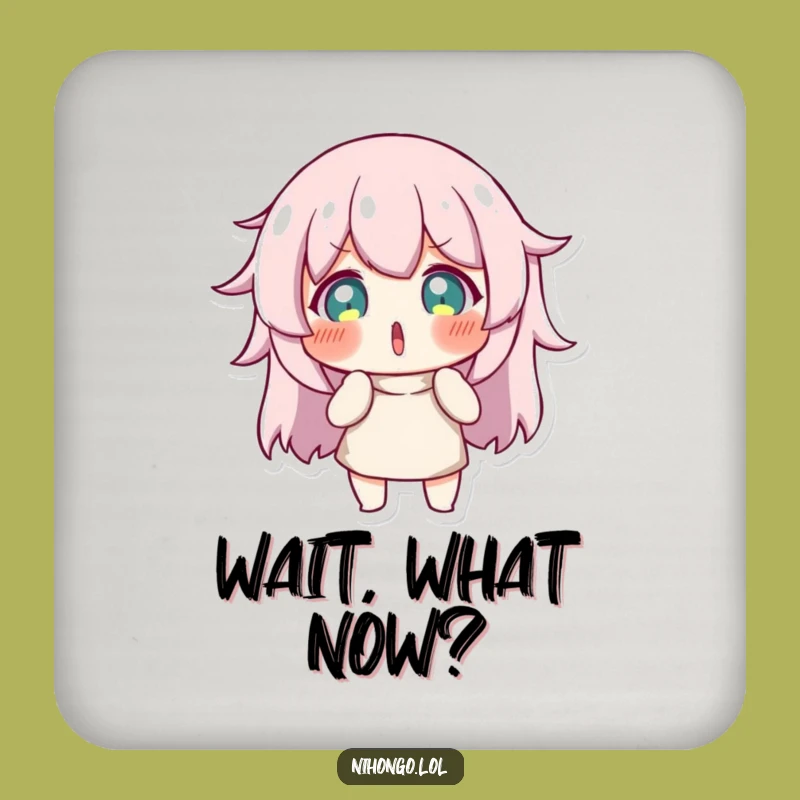 Funny Surprised Pose Coasters - Protect Your Table with Humor - Perfect Funny Gift