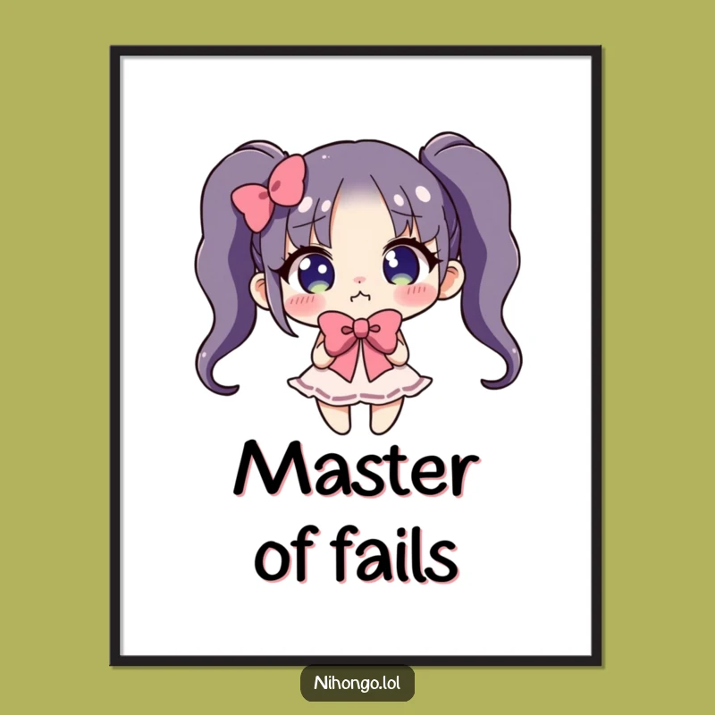 Funny Poster: The Grand Awkward Bow, Character's Comical Gesture, Humorous Wall Art Gift