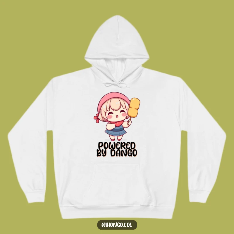 Funny Dango Skewer Hoodie: Rosy Cheeks, Cozy Sweet Funny Gift