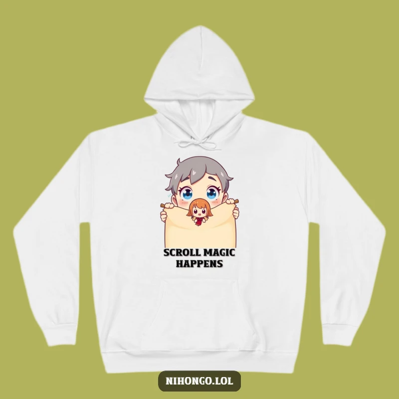 Funny Hoodie: Magical Scroll Surprise - Cozy & Humorous Gift for All