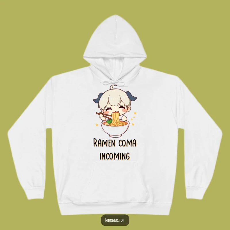 Funny Ramen Lover Hoodie - Cozy Character, Perfect Winter Gift