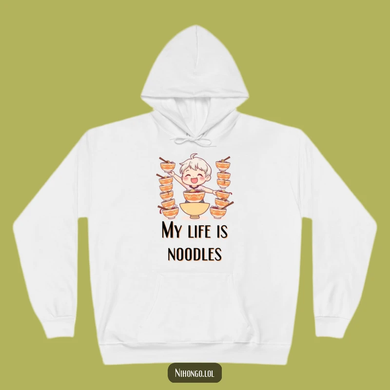 Funny Ramen Balance Hoodie: Cozy Up with This Hilarious Noodle Lover Apparel