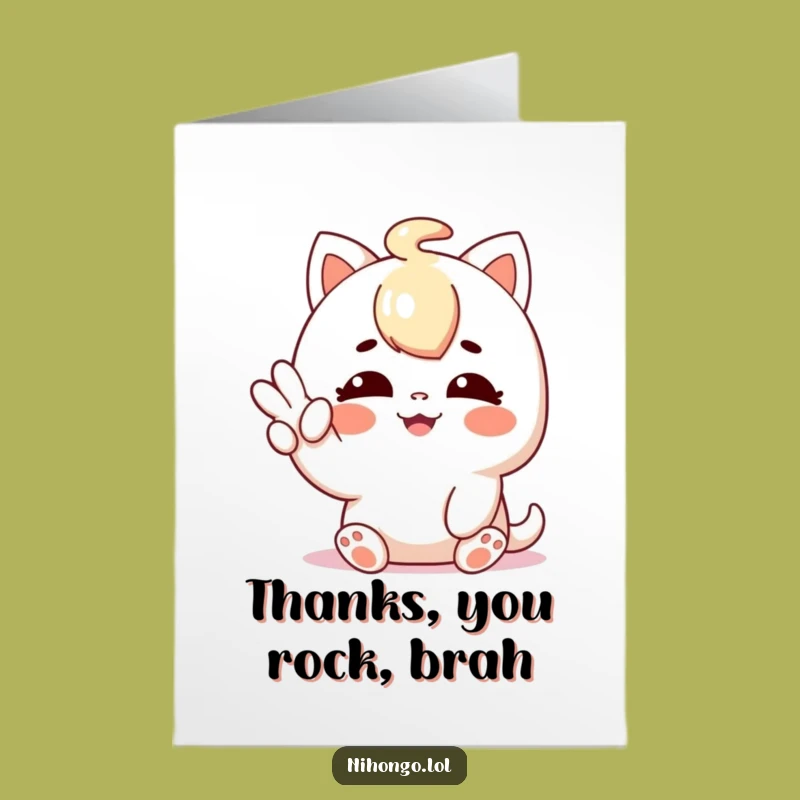 Free Printable Sloth Thank You Card: Chill Shaka Sign Gratitude Downloadable Gift