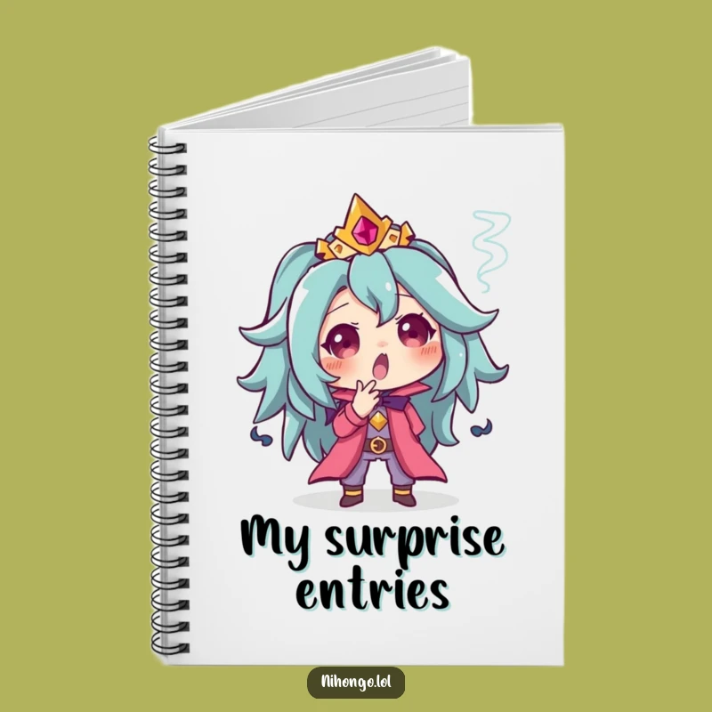 Funny Surprised Character Notebook - Jot Down Your Surprising Ideas!