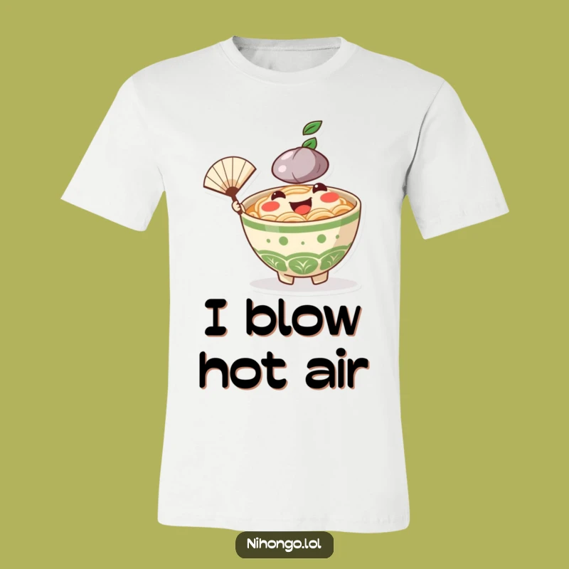 Funny Ramen Bowl Fan T-Shirt: Cheerful Character Tee, Comfy and Hilarious Funny Gift