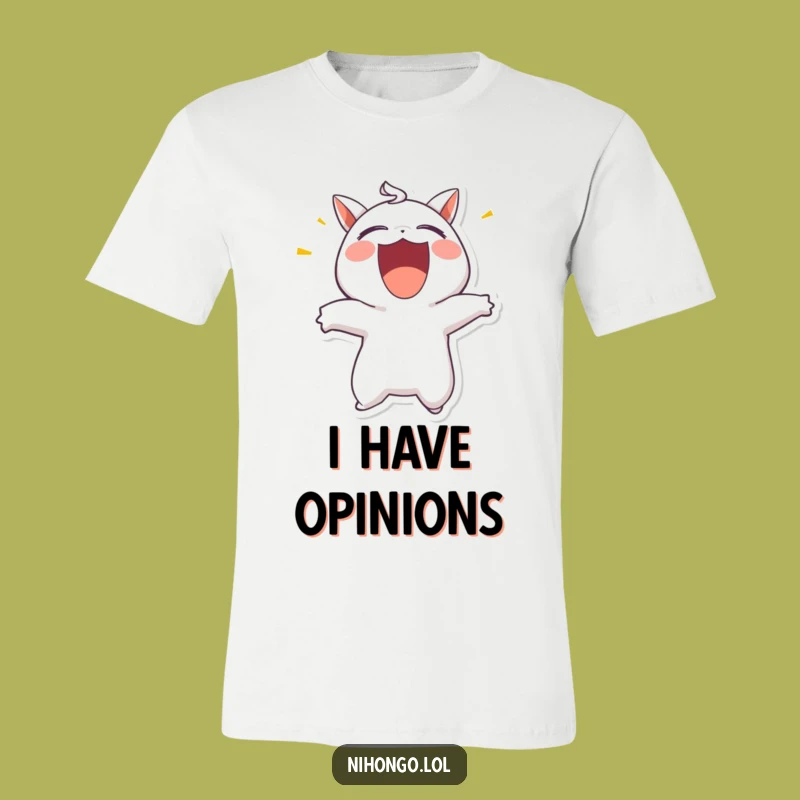 Funny Shouting Character T-Shirt - Express Your Loudest Thoughts with Humor!