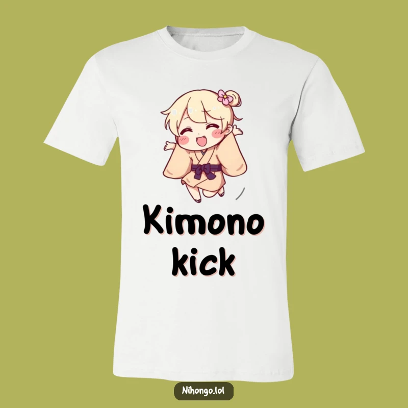 Funny Kimono Dancer T-Shirt - Playful Jumps, Perfect Active Gift