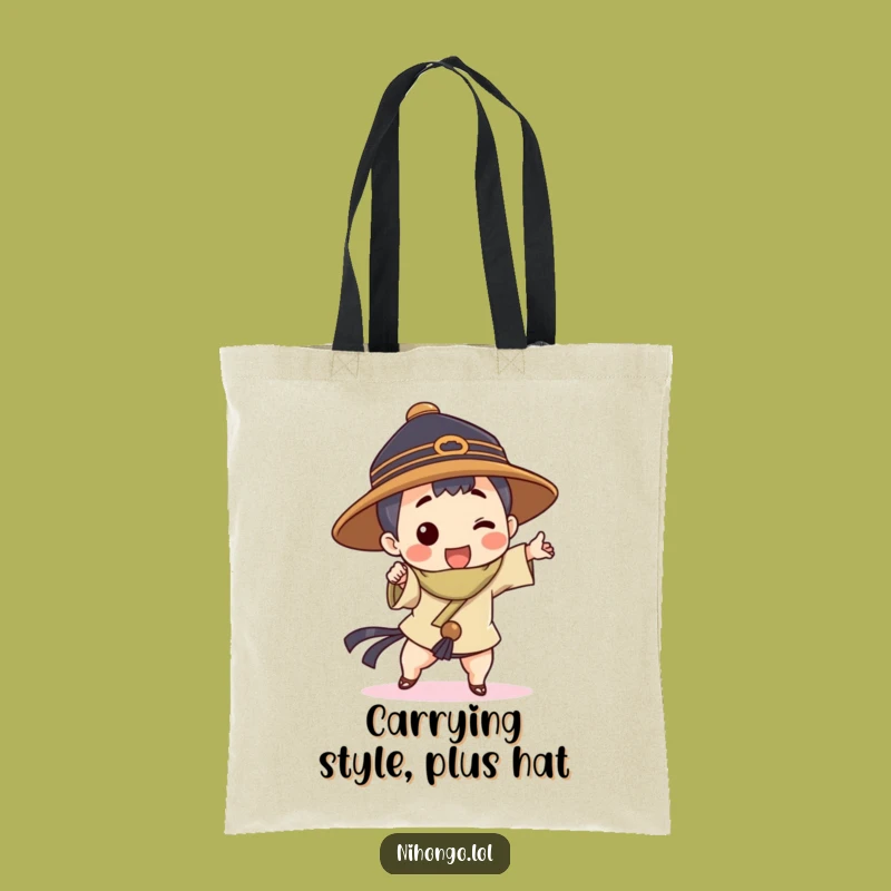 Funny Character Hat Tote Bag: Your Hilarious Accessory for Everyday Adventures